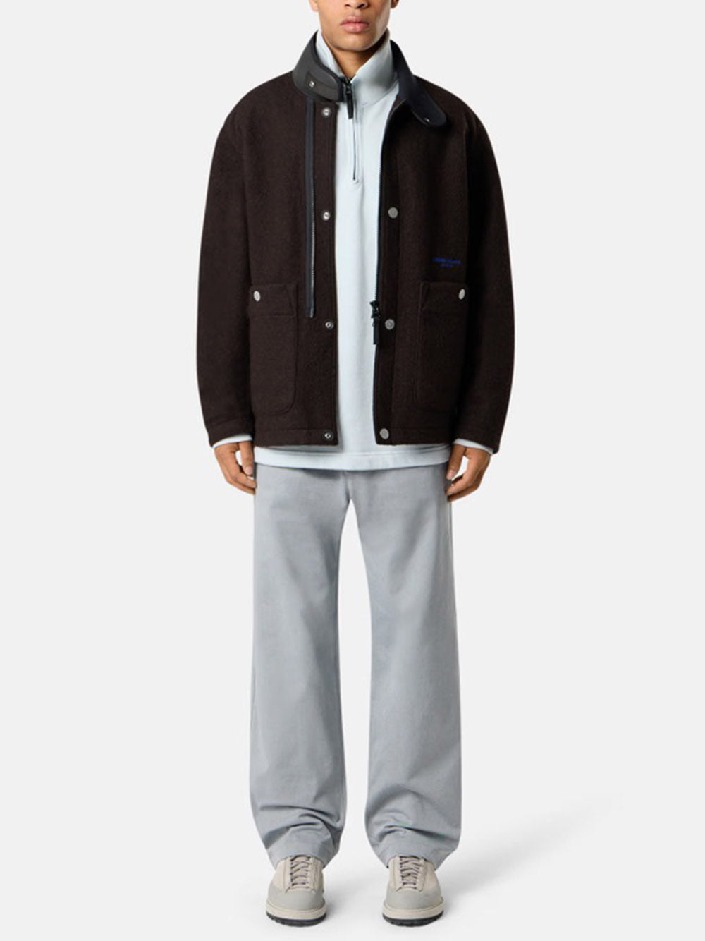 STONE ISLAND-FELTED WOOL POLYESTER_STONE ISLAND MARINA-