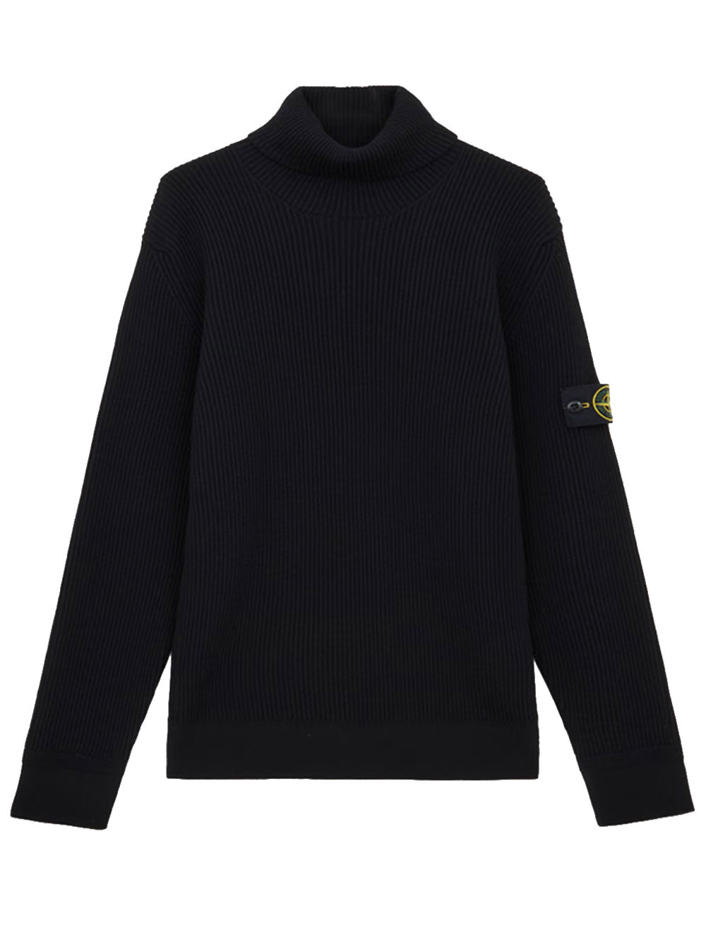 STONE ISLAND-Finely ribbed turtleneck sweater-