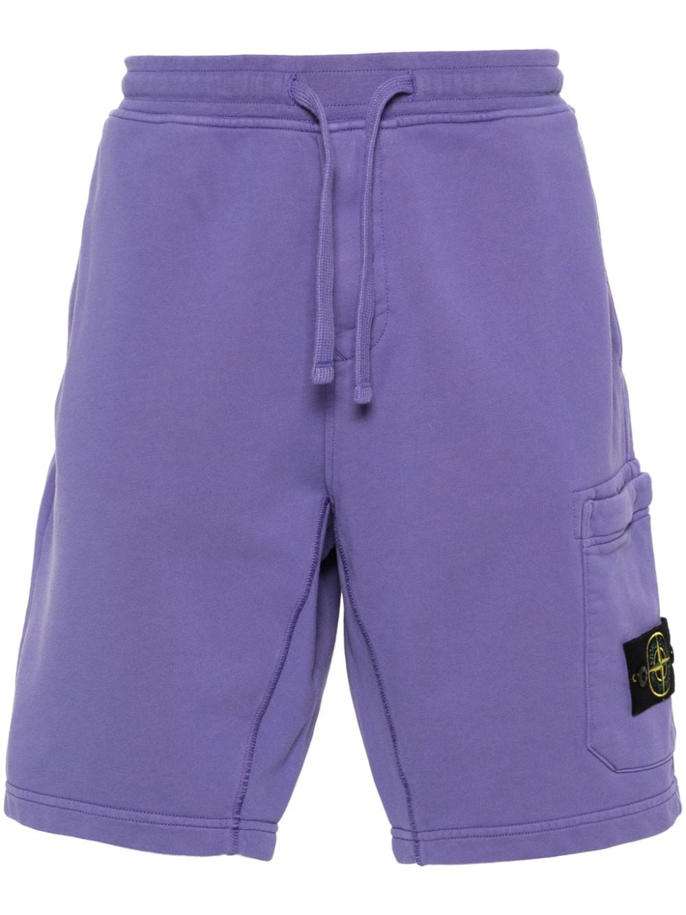 STONE ISLAND-FLEECE SHORTS-