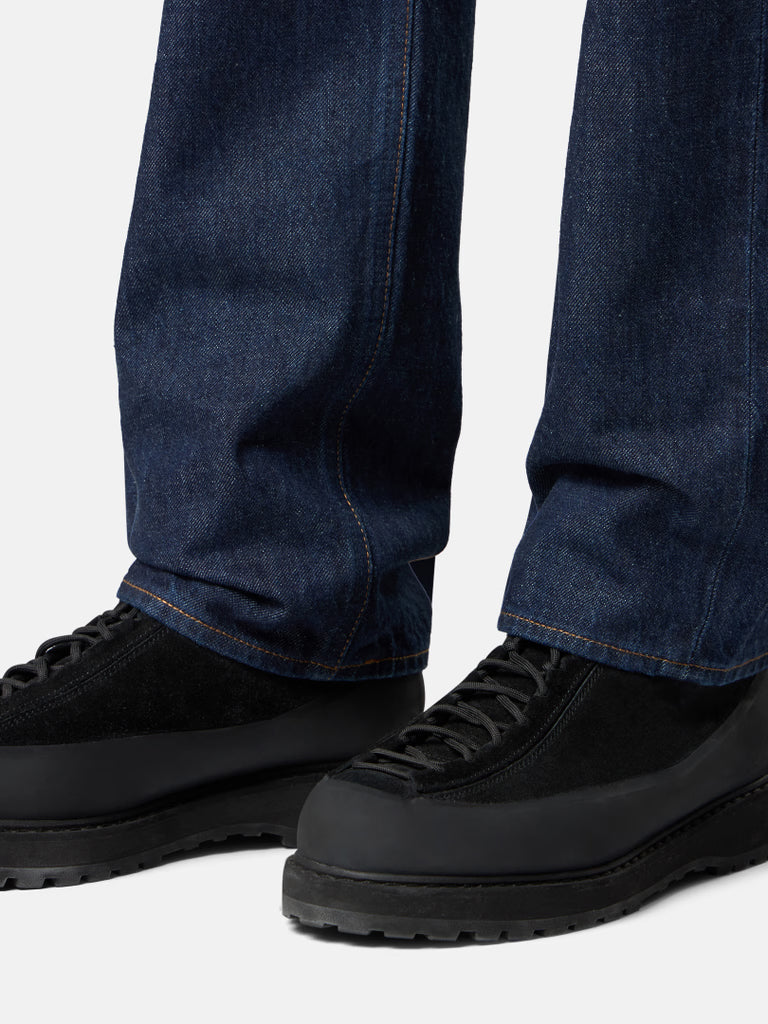 STONE ISLAND-INDIGO DENIM-RINSED-