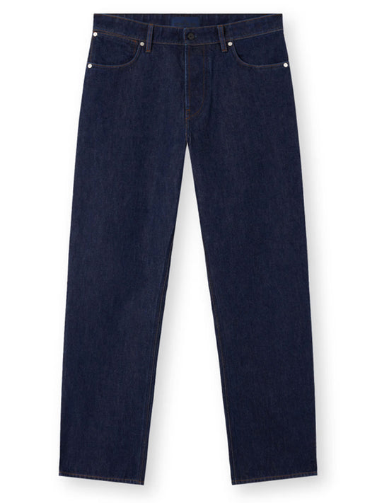 STONE ISLAND-INDIGO DENIM-RINSED-