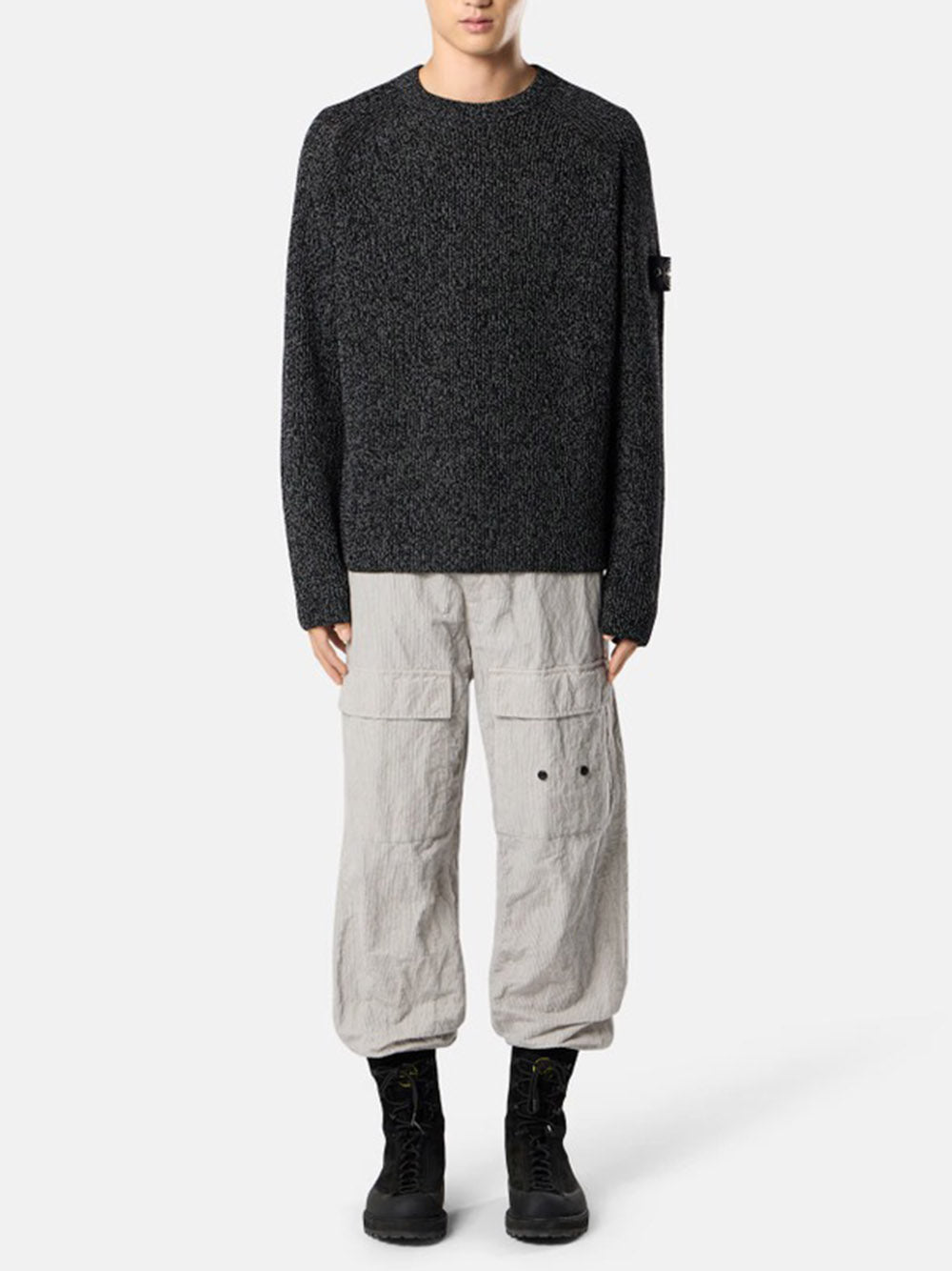 STONE ISLAND-KNIT REFLECTIVE-