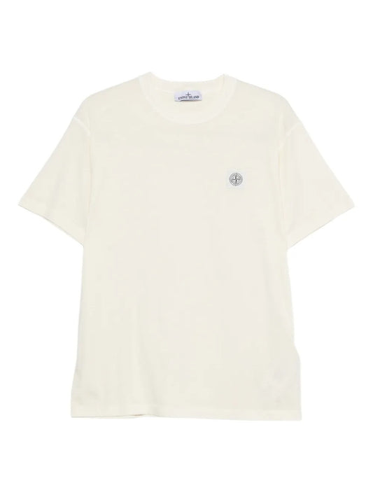 STONE ISLAND-logo-patch T-shirt-