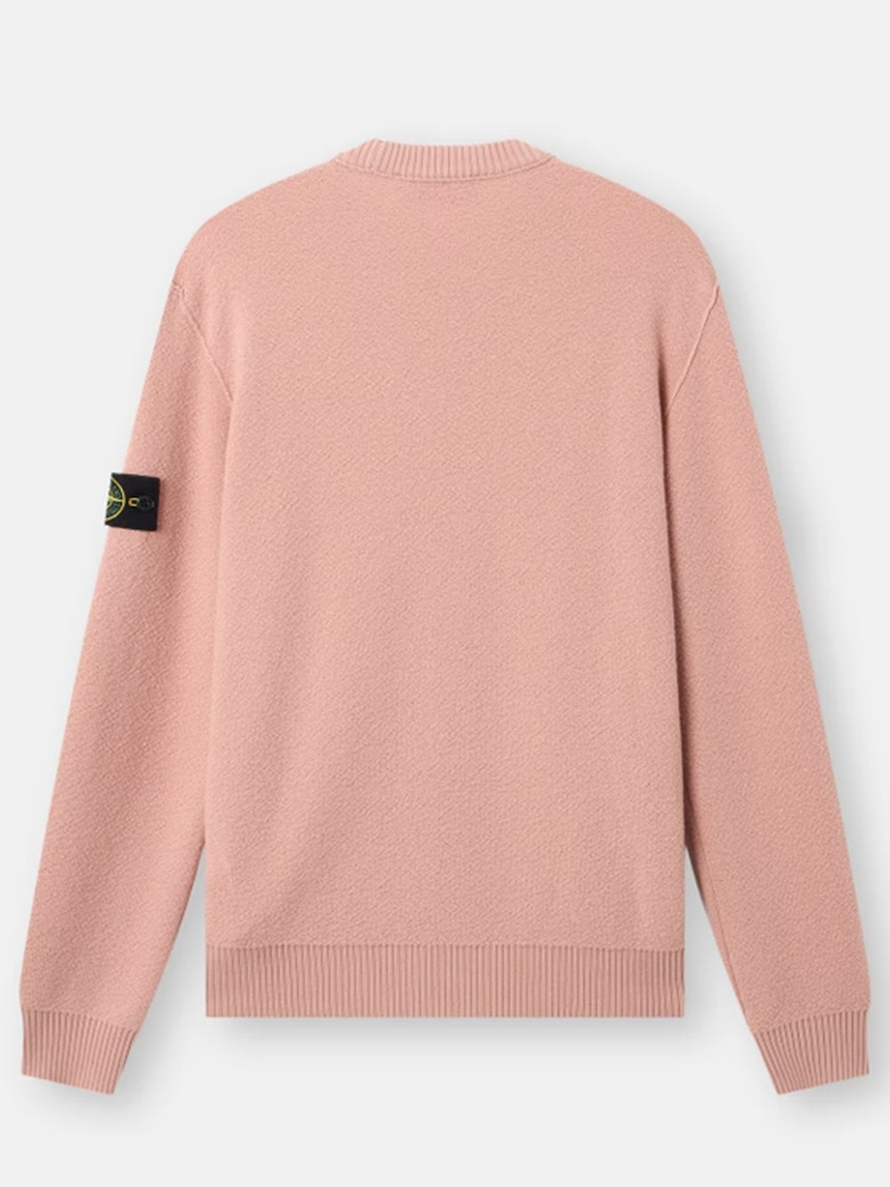 STONE ISLAND-Loose-fit crew neck sweater with ribbed trim-