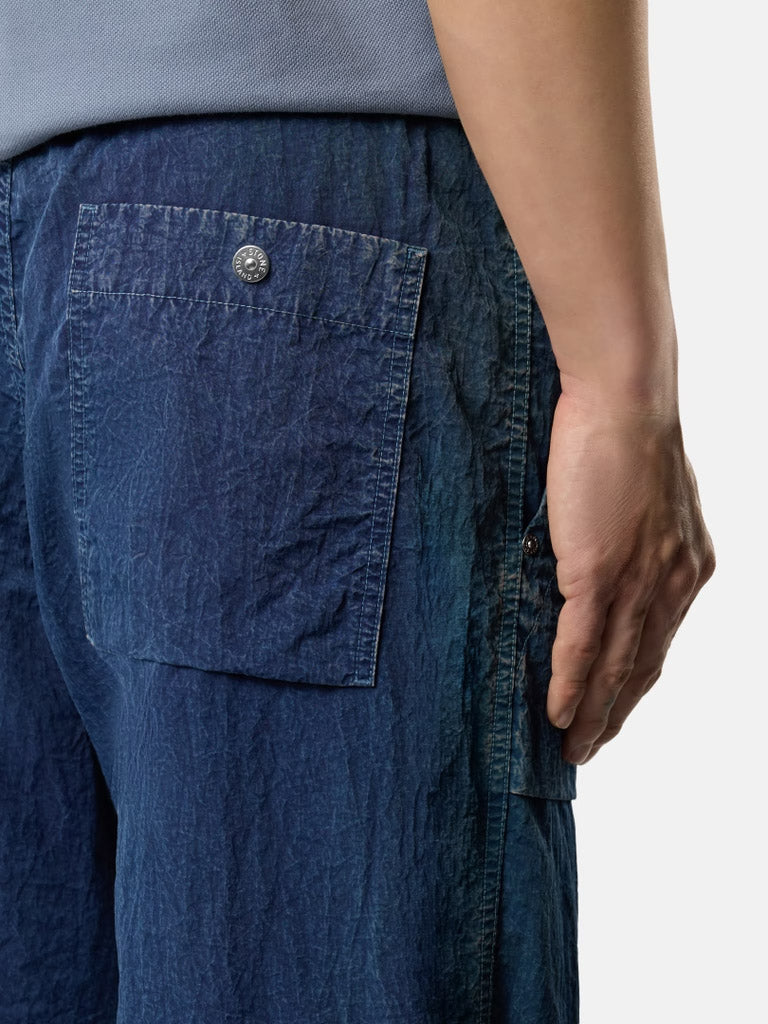 STONE ISLAND-Loose fit fatigue trousers with pockets-