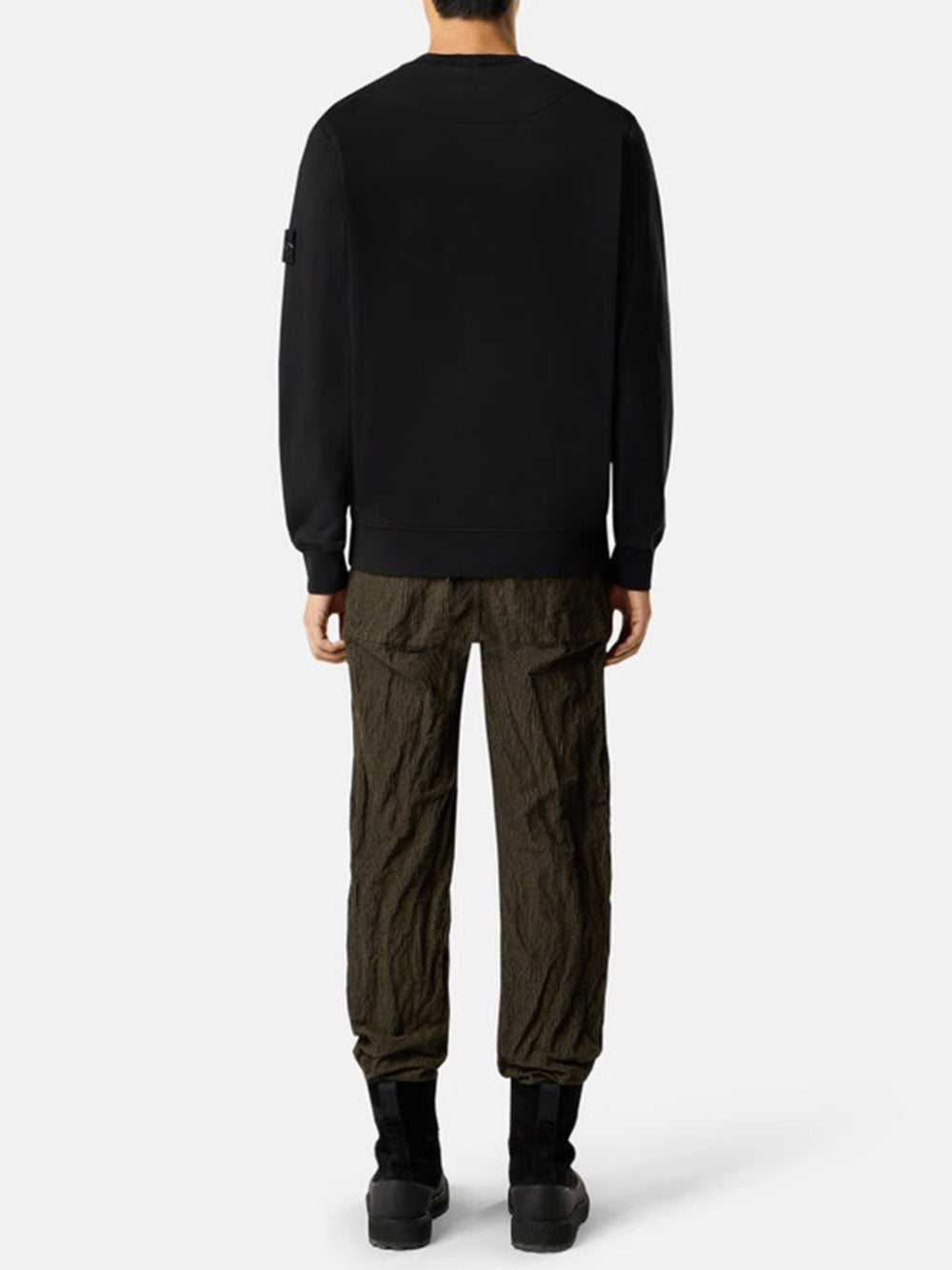 STONE ISLAND-ORGANIC COTTON FLEECE-