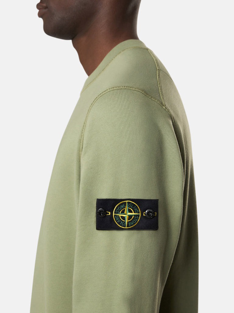 STONE ISLAND-ORGANIC COTTON FLEECE-
