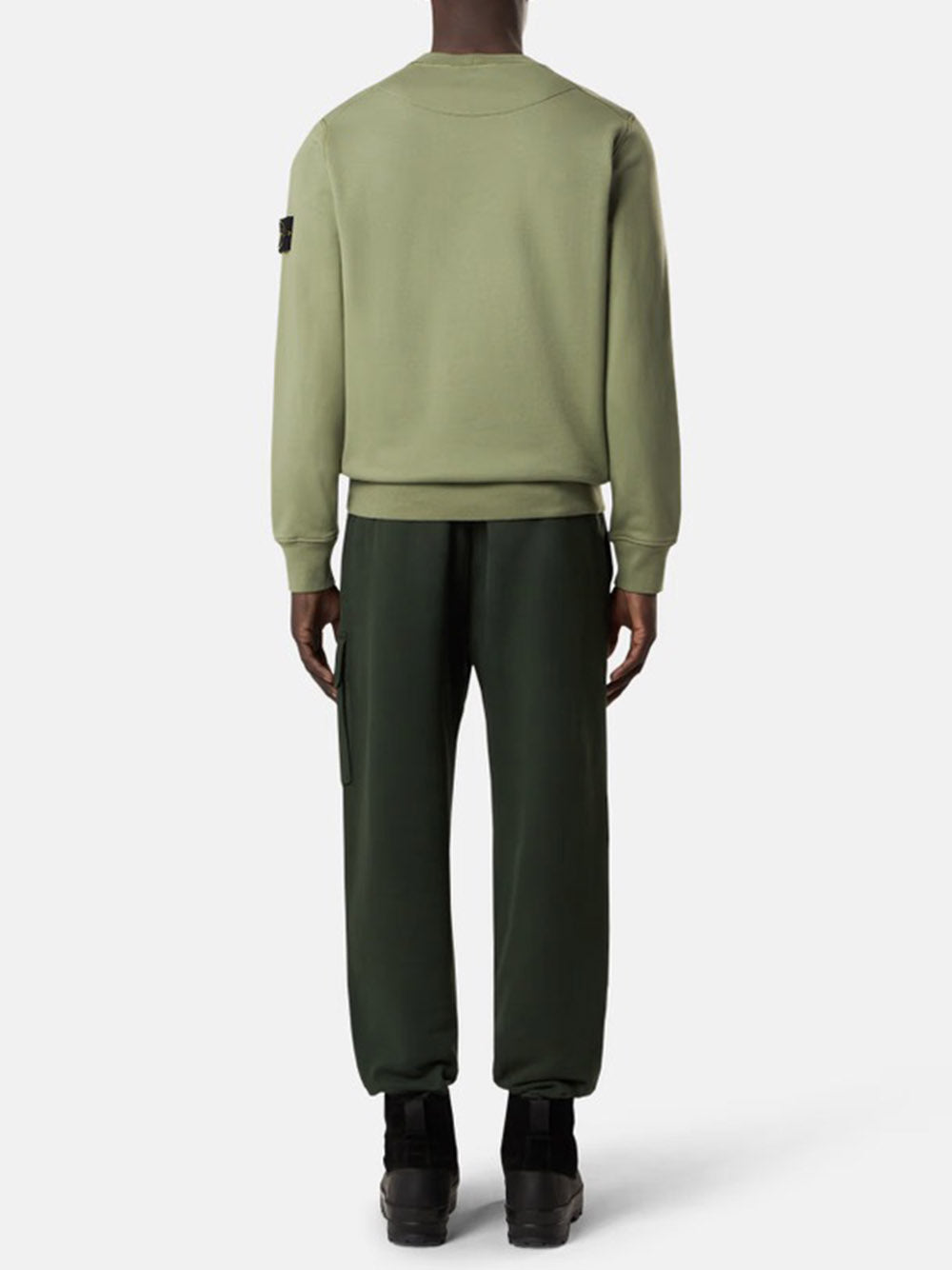 STONE ISLAND-ORGANIC COTTON FLEECE-