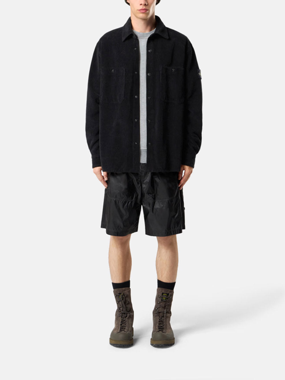 STONE ISLAND-ORGANIC COTTON FLEECE-