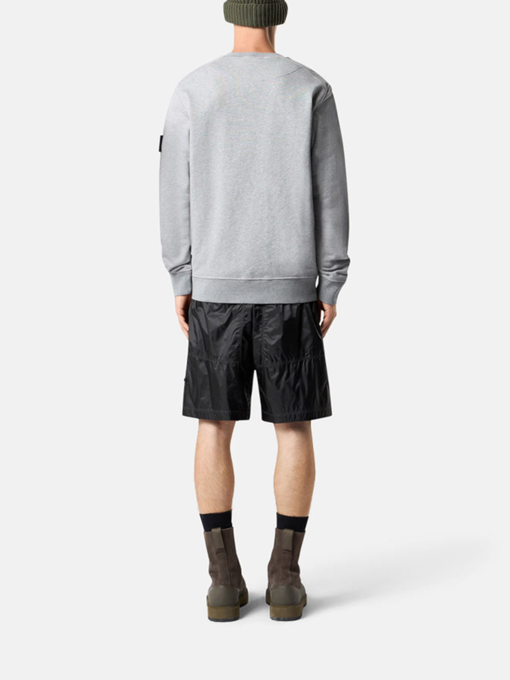 STONE ISLAND-ORGANIC COTTON FLEECE-