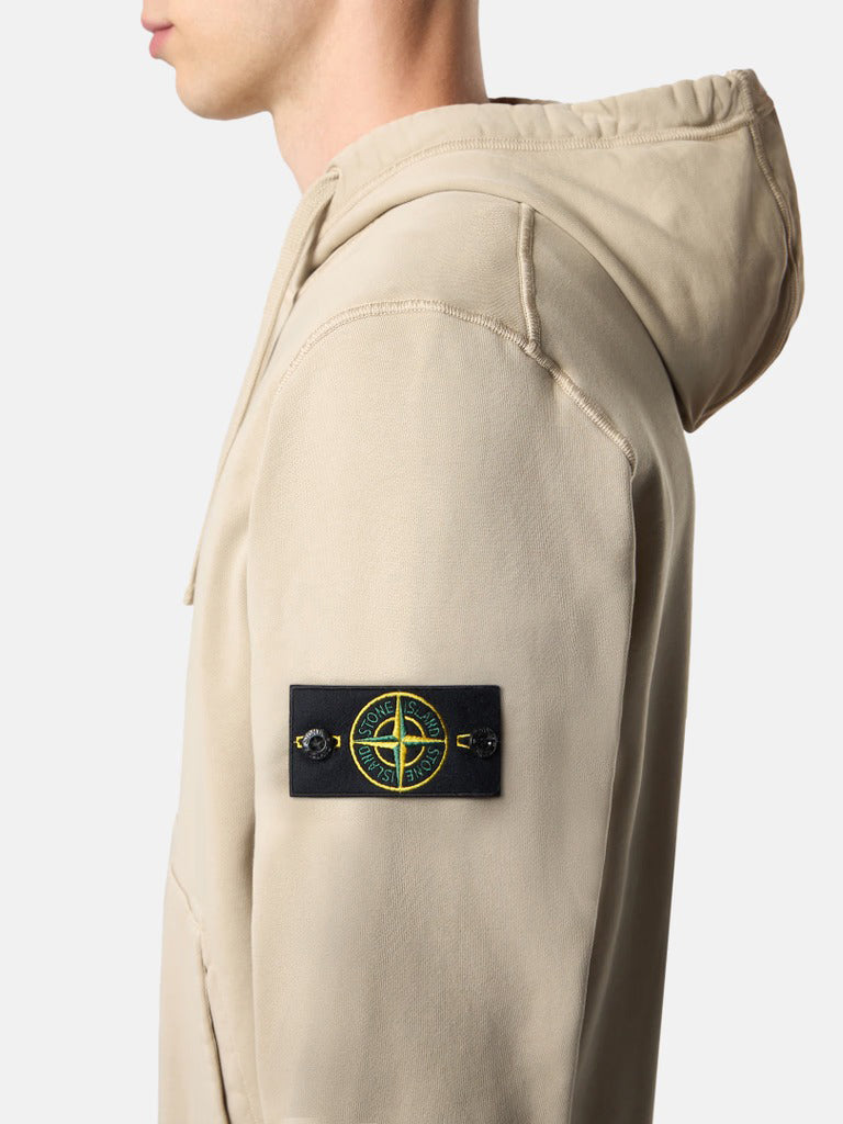 STONE ISLAND-ORGANIC COTTON FLEECE-
