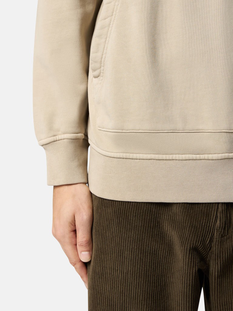 STONE ISLAND-ORGANIC COTTON FLEECE-