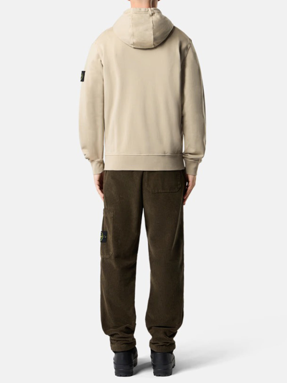 STONE ISLAND-ORGANIC COTTON FLEECE-