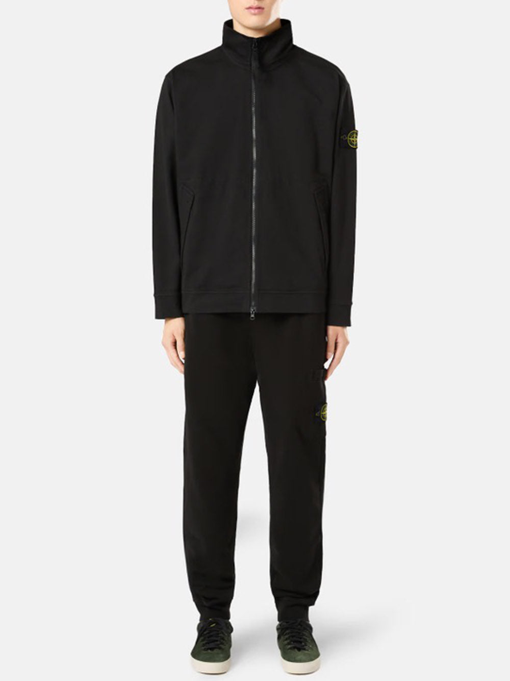STONE ISLAND-ORGANIC COTTON FLEECE-