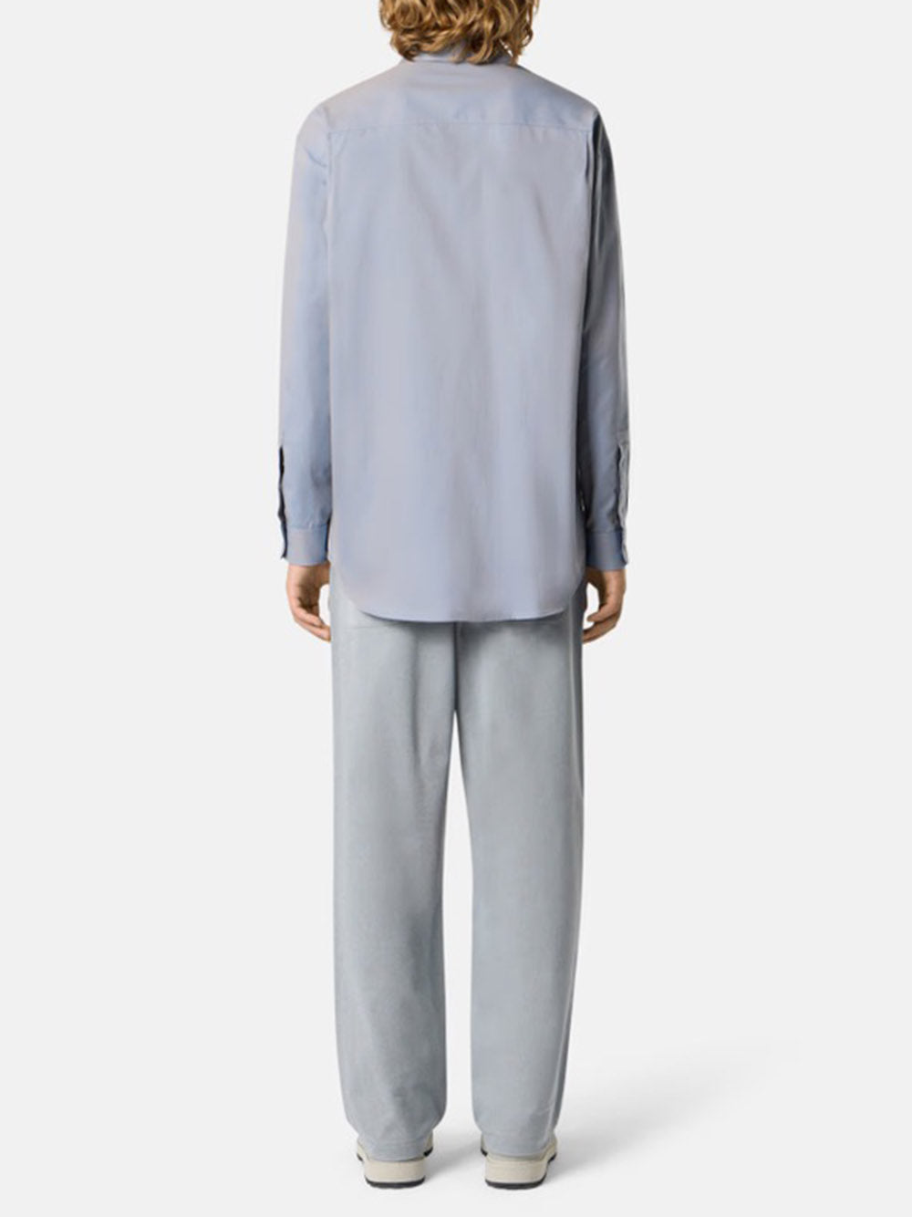 STONE ISLAND-ORGANIC OXFORD COTTON_STONE ISLAND MARINA-