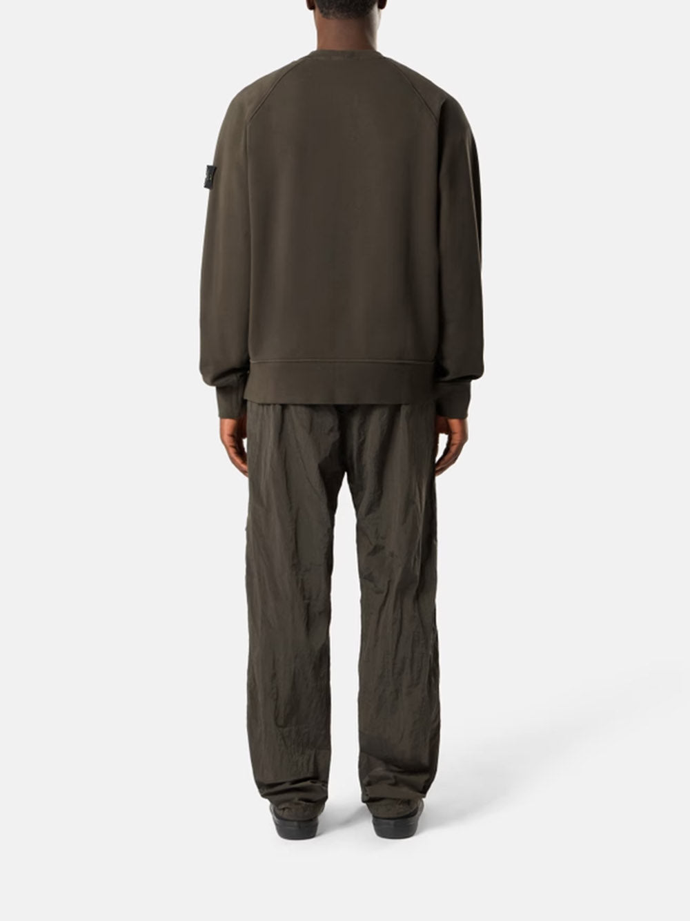 STONE ISLAND-Oversized crewneck sweatshirt-