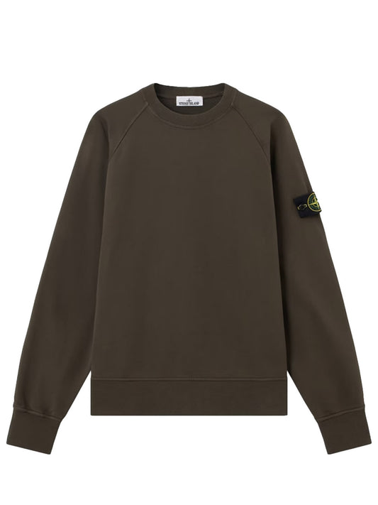 STONE ISLAND-Oversized crewneck sweatshirt-