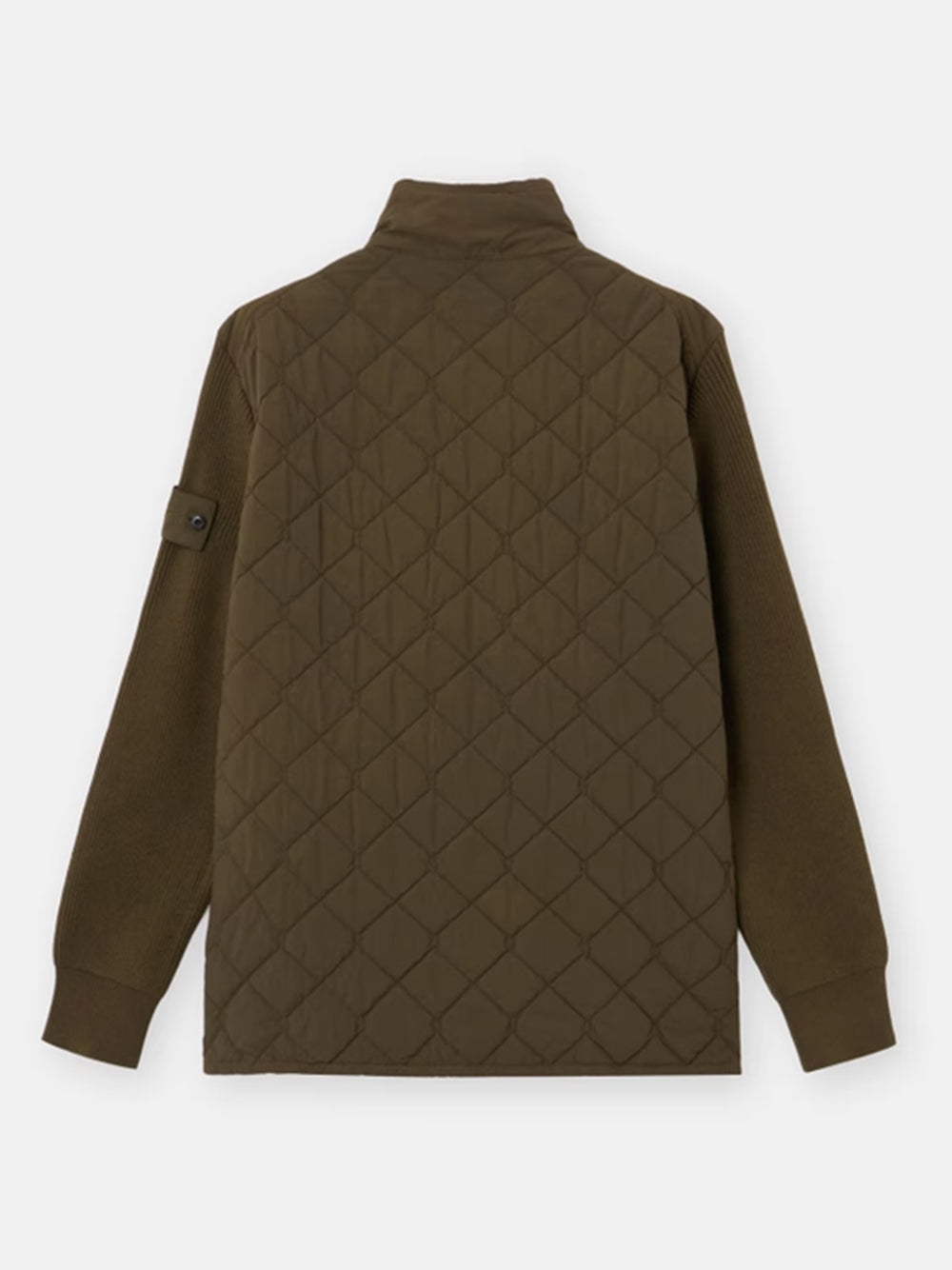 Padded jacket with anti-drop finish