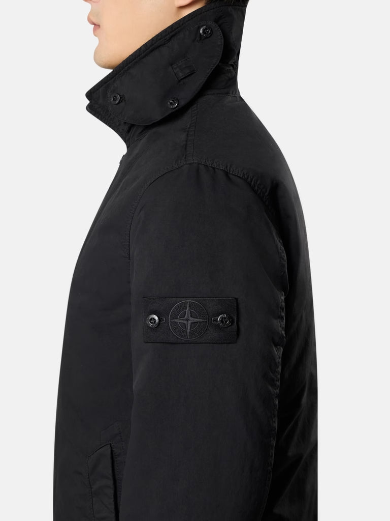 STONE ISLAND-Padded pea coat with anti-drop-