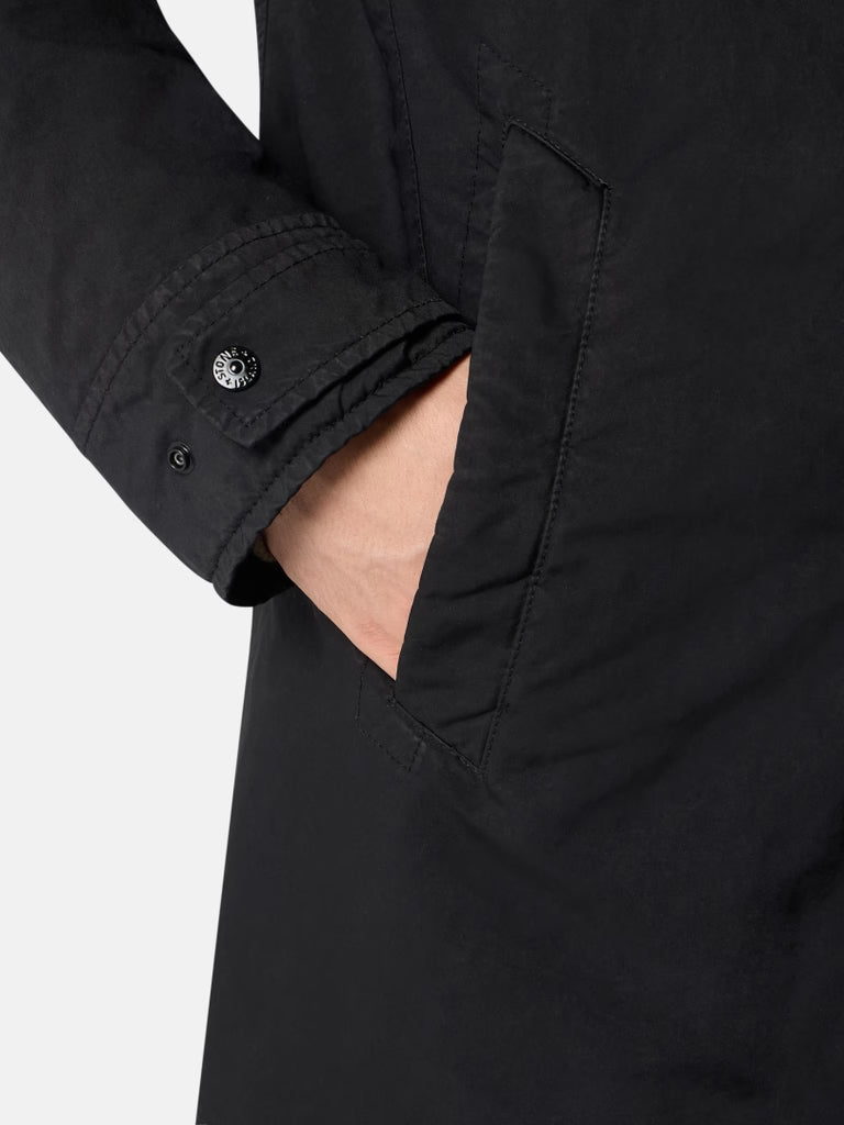STONE ISLAND-Padded pea coat with anti-drop-