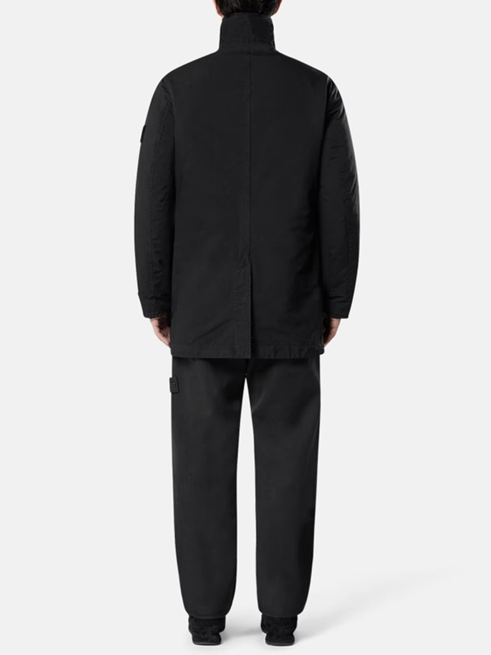 STONE ISLAND-Padded pea coat with anti-drop-