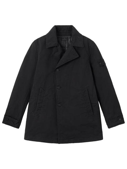STONE ISLAND-Padded pea coat with anti-drop-