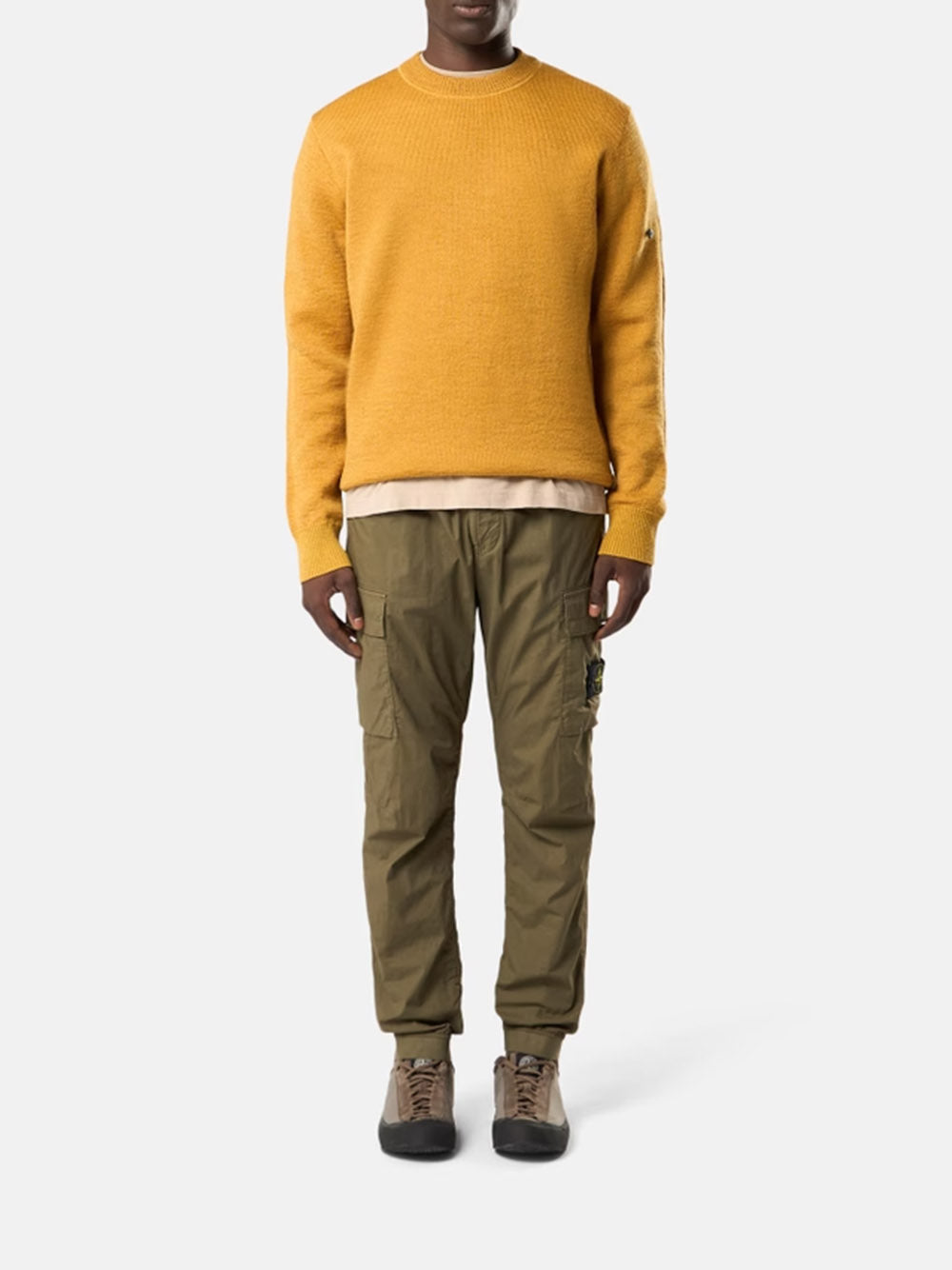 STONE ISLAND-PANTALONE REGULAR TAPERED-
