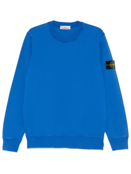 STONE ISLAND-patch crew neck sweatshirt-