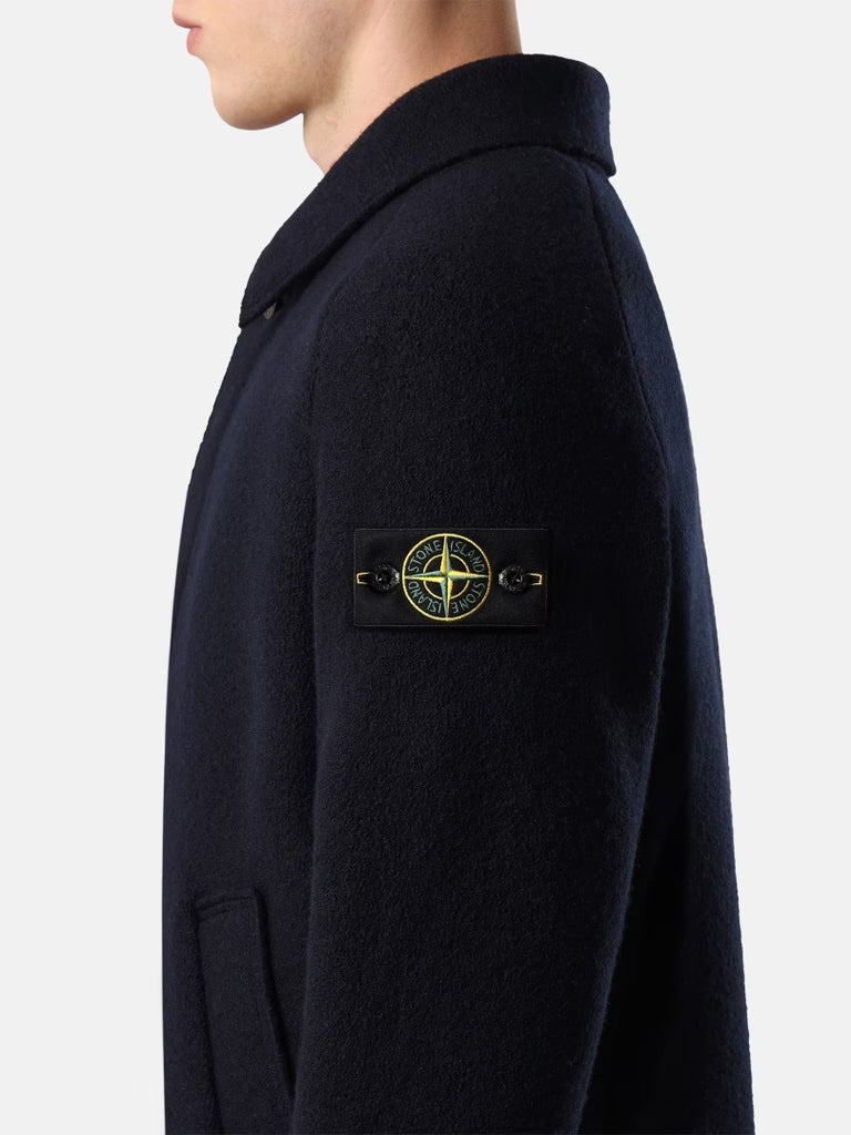 STONE ISLAND-Regular fit cardigan with raglan sleeves-