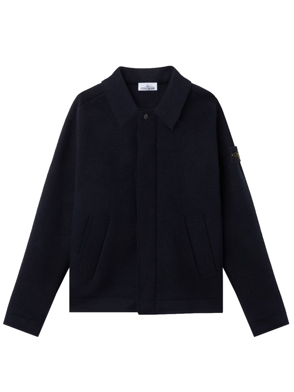 STONE ISLAND-Regular fit cardigan with raglan sleeves-