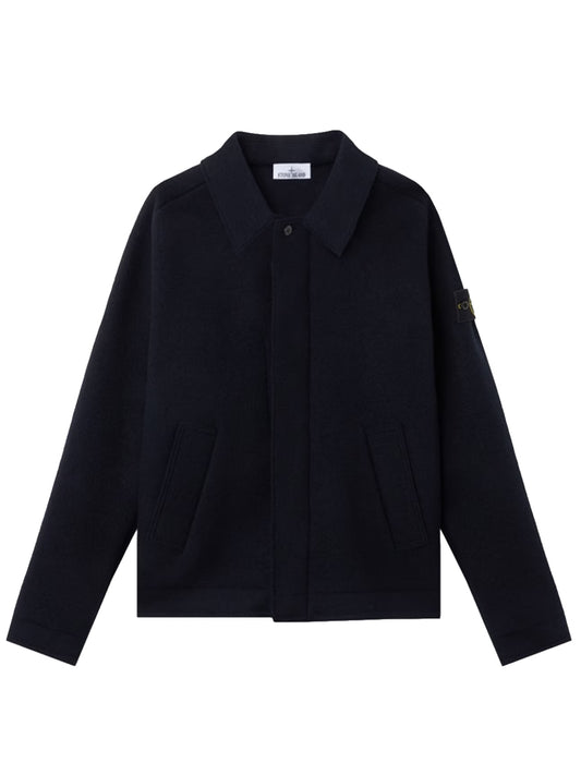 STONE ISLAND-Regular fit cardigan with raglan sleeves-