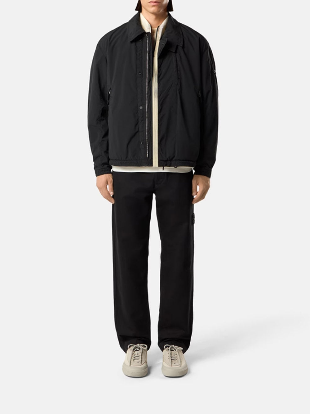 STONE ISLAND-Regular fit chino trousers-