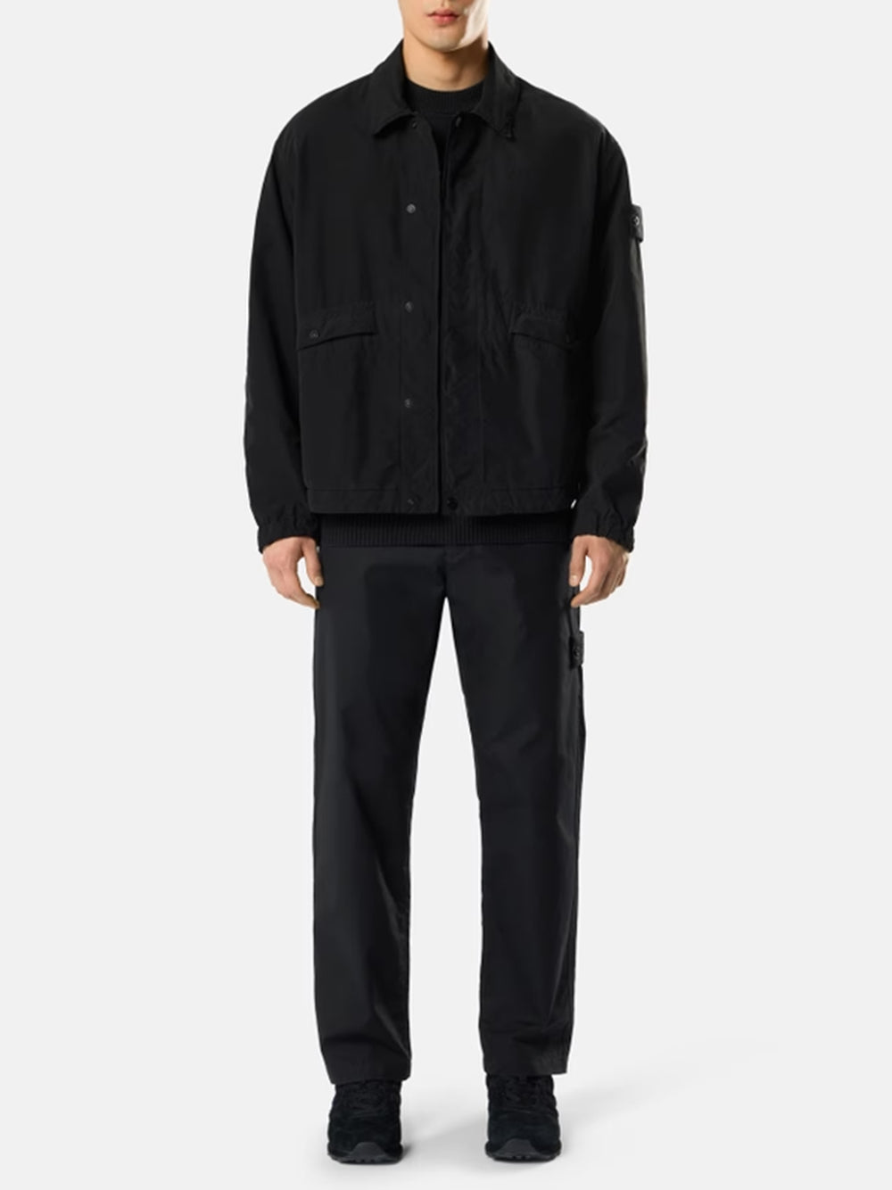 STONE ISLAND-Regular fit chino trousers-