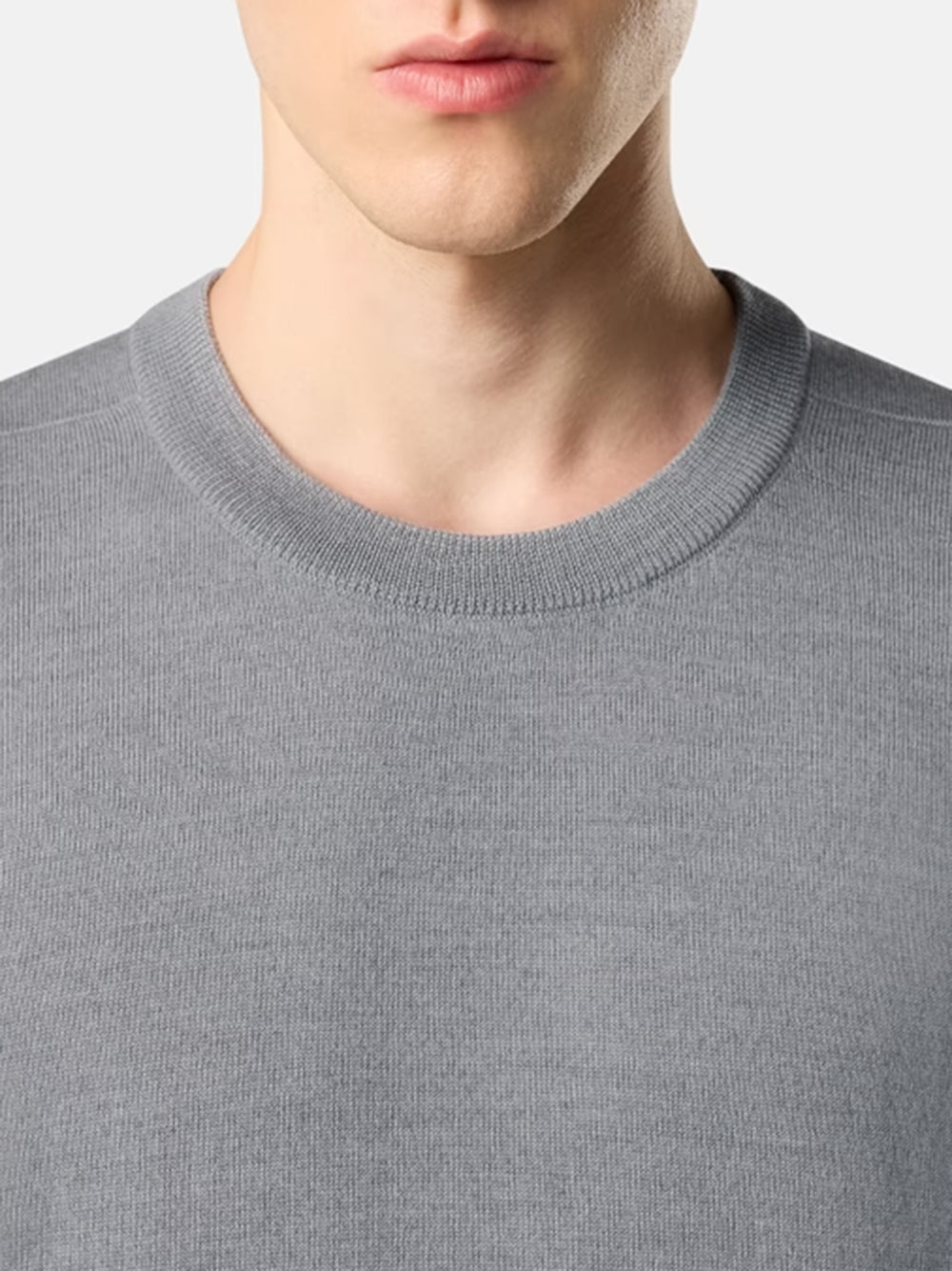 STONE ISLAND-Regular fit crew neck sweater-