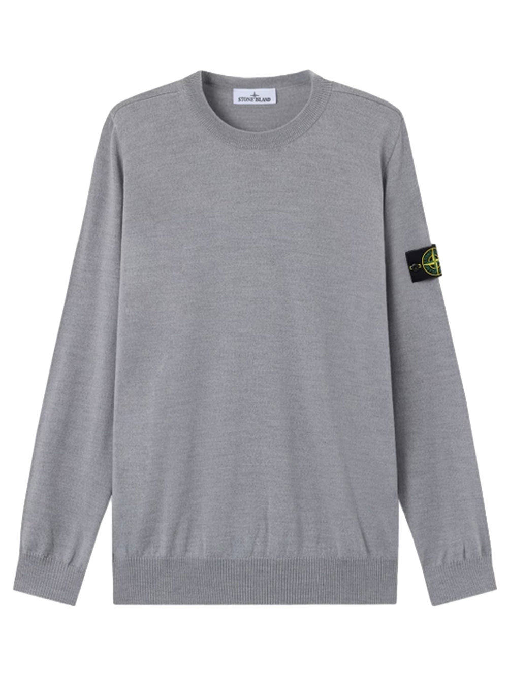 STONE ISLAND-Regular fit crew neck sweater-
