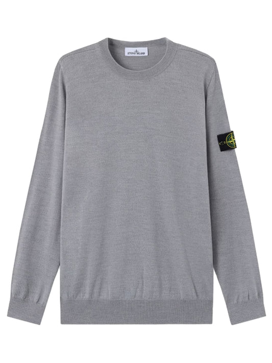 STONE ISLAND-Regular fit crew neck sweater-