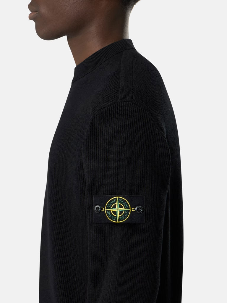 STONE ISLAND-Regular fit crew neck sweater-