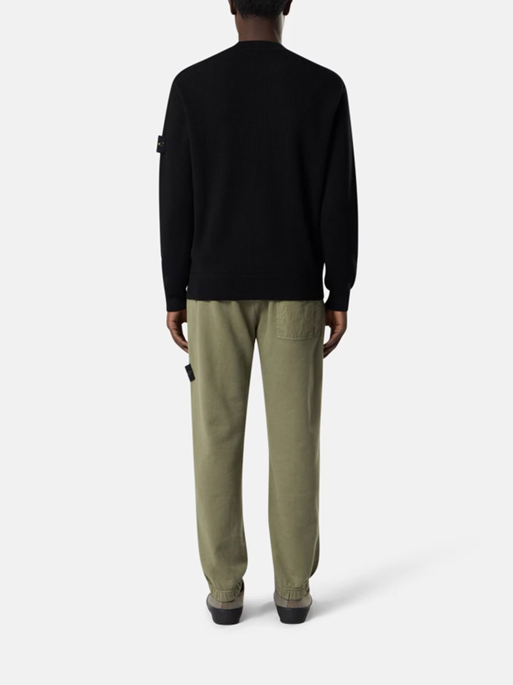 STONE ISLAND-Regular fit crew neck sweater-