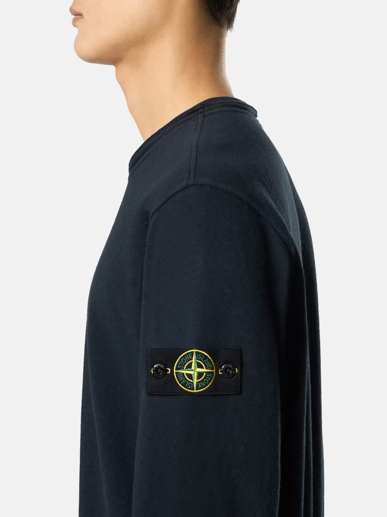 STONE ISLAND-Regular fit crew neck sweatshirt-6100034S0060 V0020