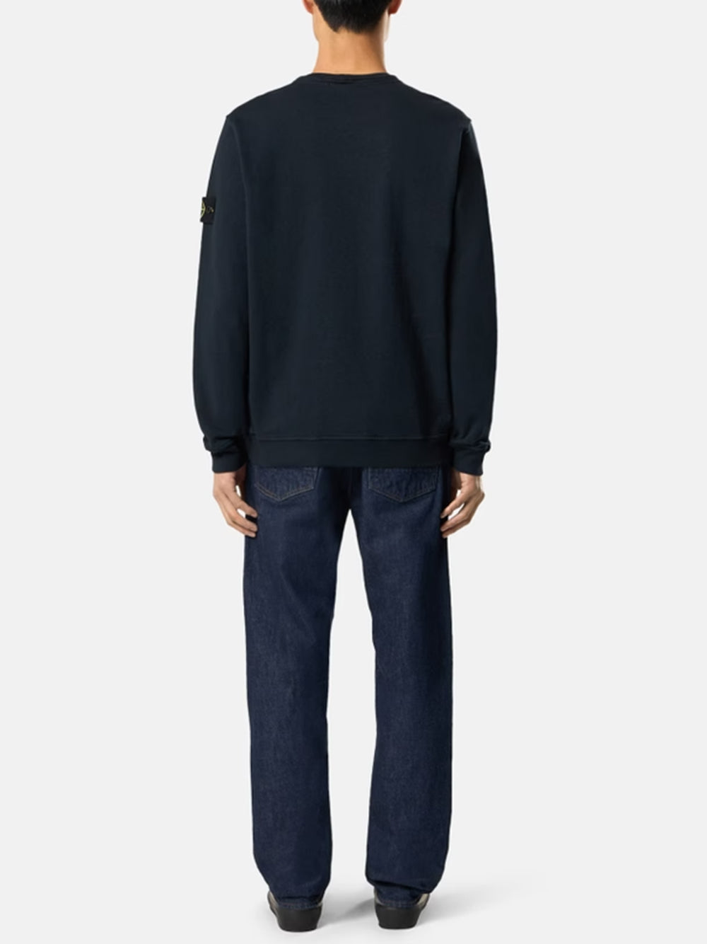 STONE ISLAND-Regular fit crew neck sweatshirt-