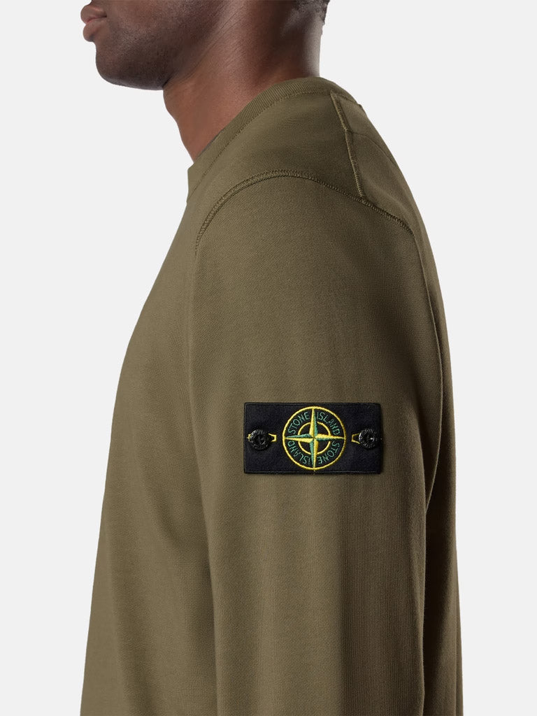STONE ISLAND-Regular-fit crewneck sweatshirt-