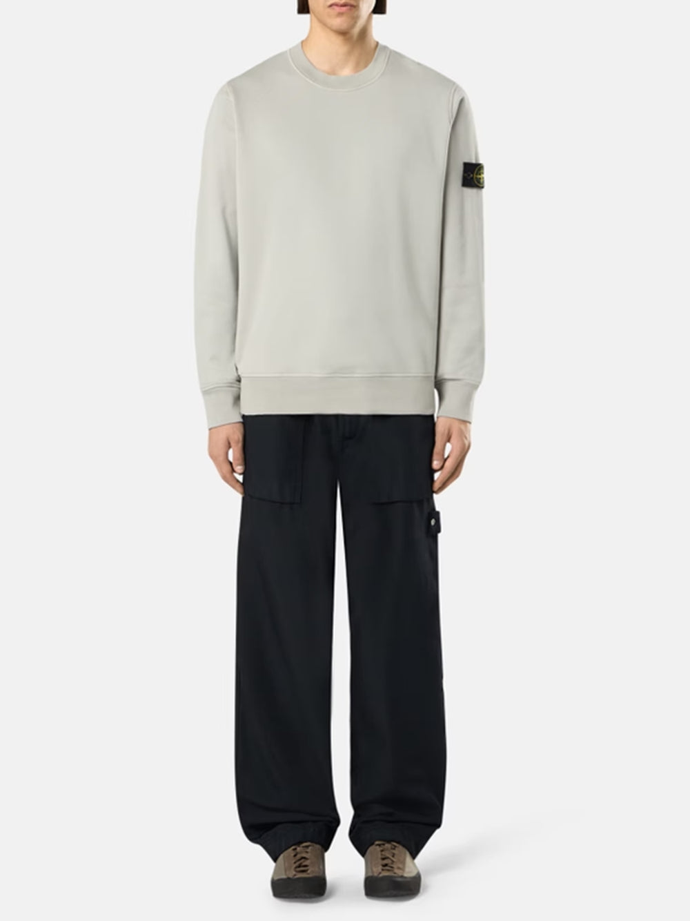 STONE ISLAND-Regular-fit crewneck sweatshirt-