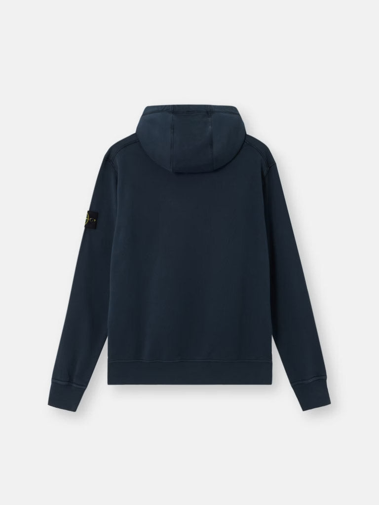 STONE ISLAND-Regular fit hooded sweatshirt-