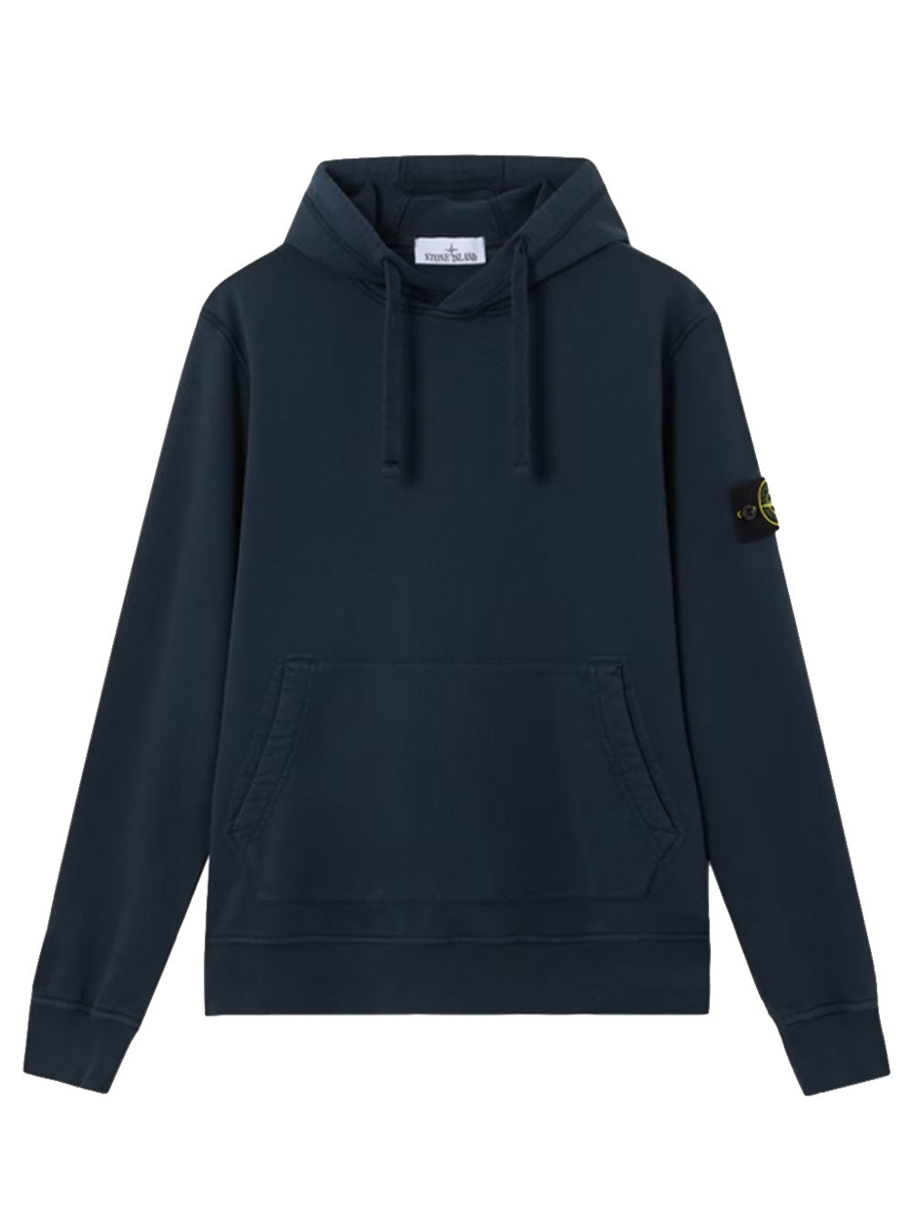 STONE ISLAND-Regular fit hooded sweatshirt-