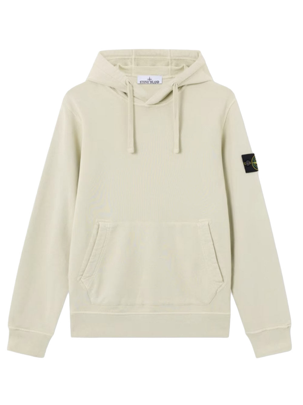 STONE ISLAND-Regular fit hooded sweatshirt-