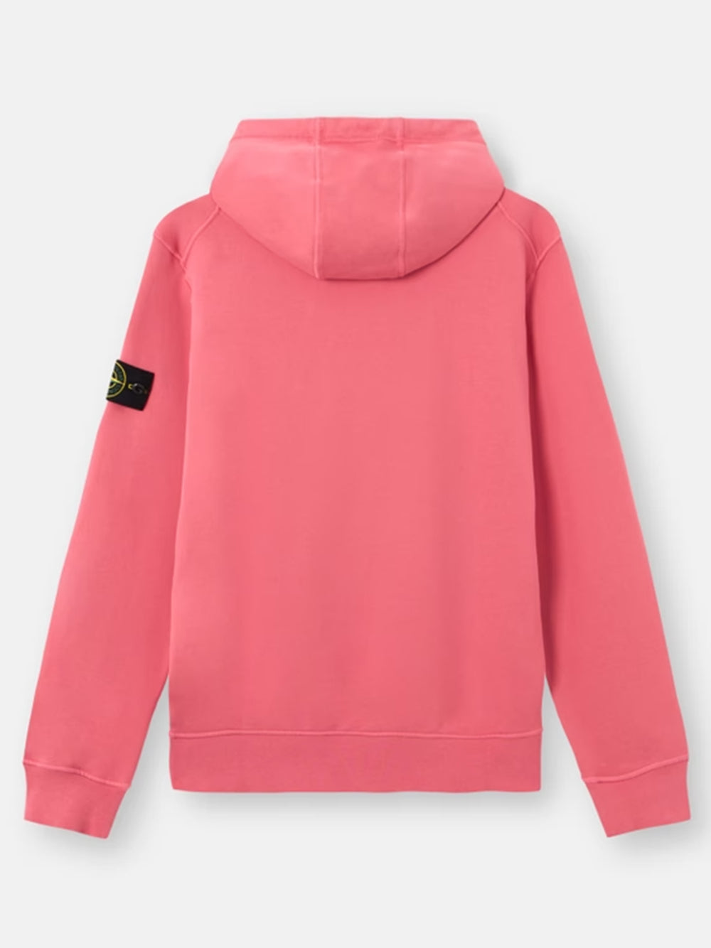 STONE ISLAND-Regular fit hooded sweatshirt with kangaroo pocket-