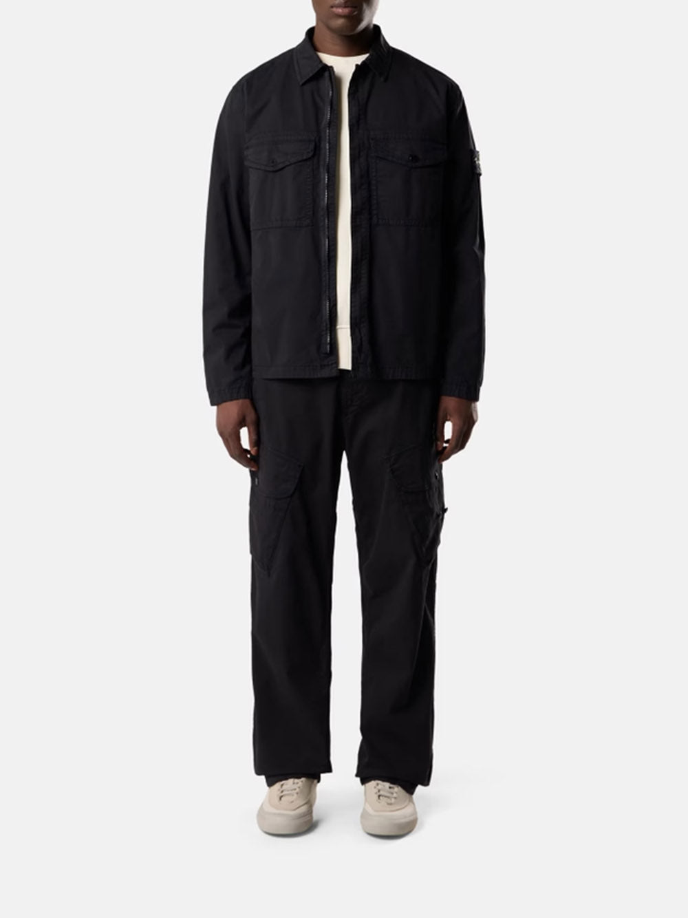 STONE ISLAND-Regular fit overshirt-