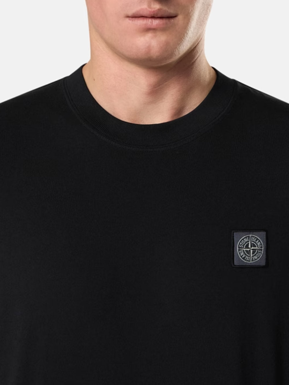 STONE ISLAND-Regular fit T-shirt with Compass patch-