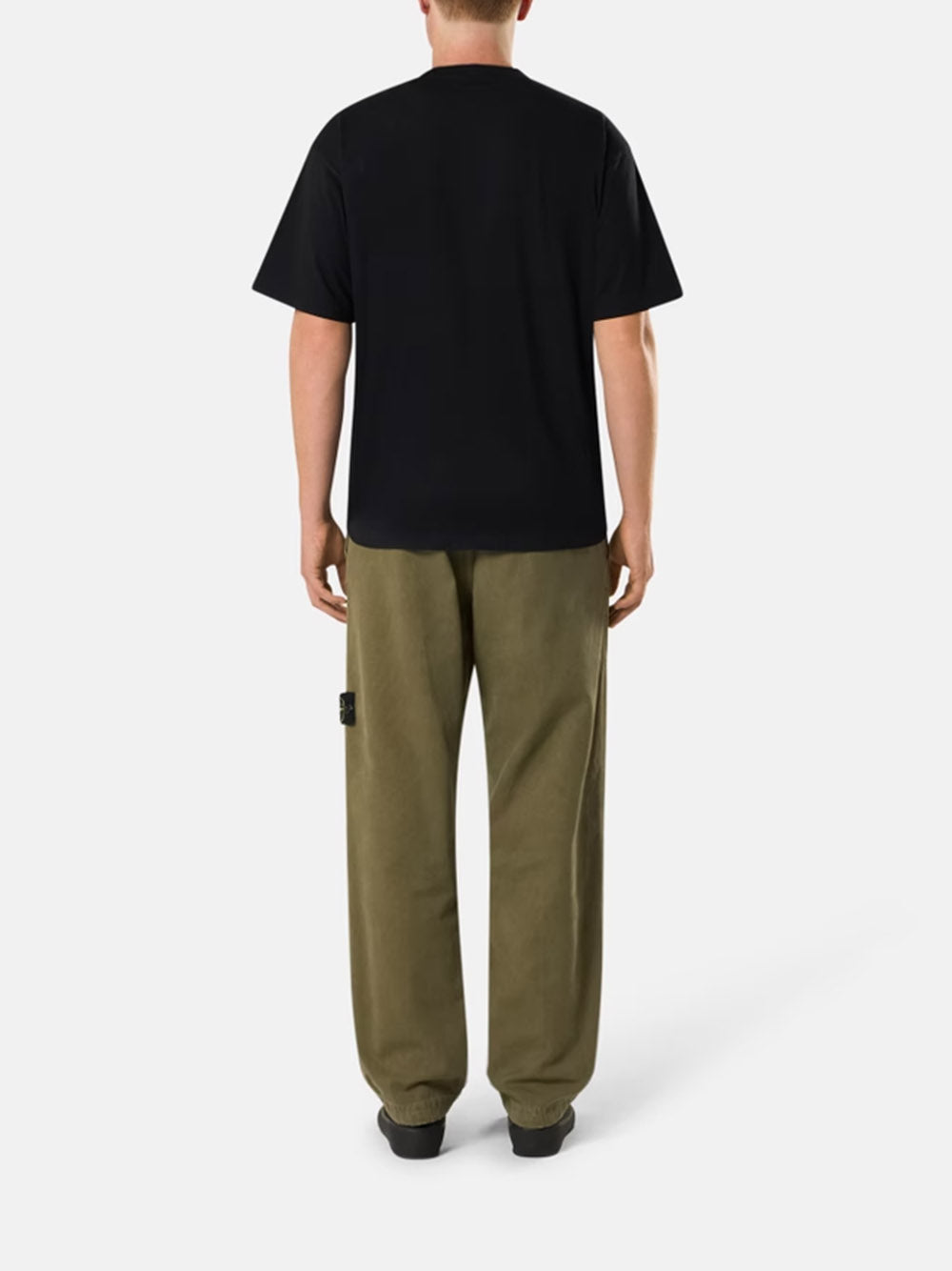STONE ISLAND-Regular fit T-shirt with Compass patch-
