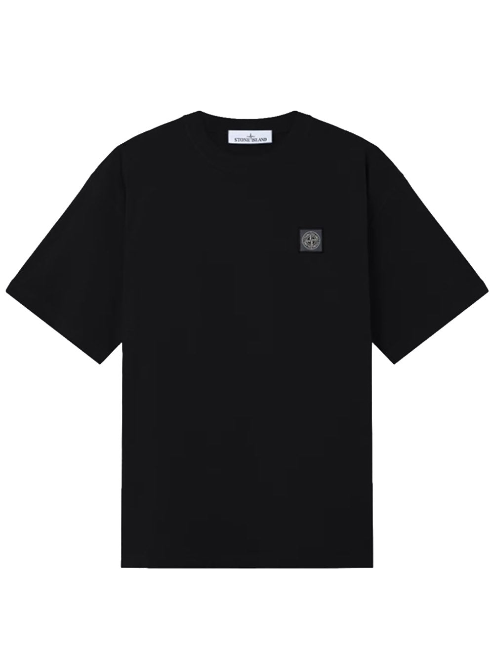 STONE ISLAND-Regular fit T-shirt with Compass patch-